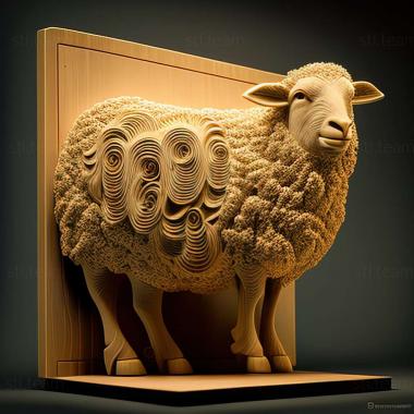 3D model electric sheep (STL)